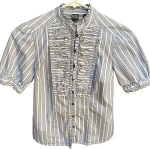 NWOT SAKS FIFTH AVE ruffle top size 4